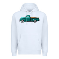 White western truck left side view Premium Hoodie - FaDigitalArtStudio