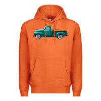 Carrot western truck left side view Premium Hoodie - FaDigitalArtStudio
