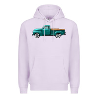 Lilac western truck left side view Premium Hoodie - FaDigitalArtStudio