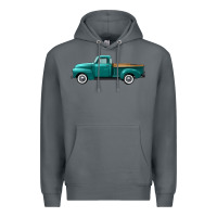Rock western truck left side view Premium Hoodie - FaDigitalArtStudio