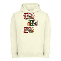 Pigment Pistachio ho ho ho skull Urban Hoodie - FaDigitalArtStudio