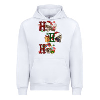White ho ho ho skull Urban Hoodie - FaDigitalArtStudio