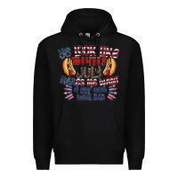 Black you look like the 4th of july makes me want a hot dog weal bad Premium Hoodie - CowhideDigitalArt