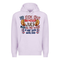 Lilac you look like the 4th of july makes me want a hot dog weal bad Premium Hoodie - CowhideDigitalArt