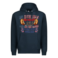 Navy you look like the 4th of july makes me want a hot dog weal bad Premium Hoodie - CowhideDigitalArt