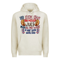 Oatmeal Heather you look like the 4th of july makes me want a hot dog weal bad Premium Hoodie - CowhideDigitalArt