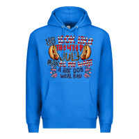 True Royal you look like the 4th of july makes me want a hot dog weal bad Premium Hoodie - CowhideDigitalArt