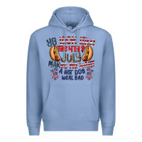 Colony Blue you look like the 4th of july makes me want a hot dog weal bad Premium Hoodie - CowhideDigitalArt