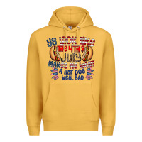 Mustard you look like the 4th of july makes me want a hot dog weal bad Premium Hoodie - CowhideDigitalArt