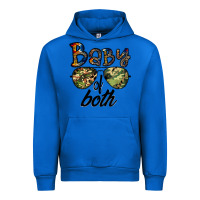 Cobalt baby of both Urban Hoodie - CowhideDigitalArt