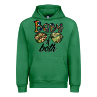 Emerald baby of both Urban Hoodie - CowhideDigitalArt
