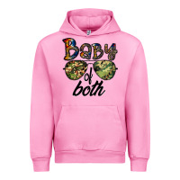 Fuchsia Pink baby of both Urban Hoodie - CowhideDigitalArt