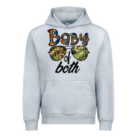 Heather Grey baby of both Urban Hoodie - CowhideDigitalArt