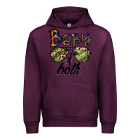 Mauve Wine baby of both Urban Hoodie - CowhideDigitalArt
