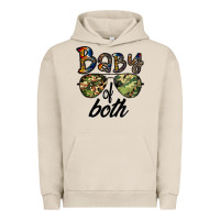 Pigment French Oak baby of both Urban Hoodie - CowhideDigitalArt