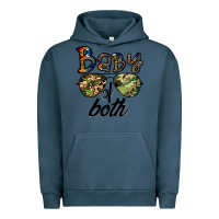 Pigment Midnight Navy baby of both Urban Hoodie - CowhideDigitalArt