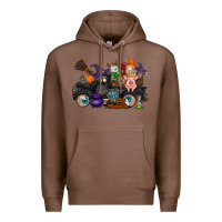 Chestnut halloween farm animals truck Premium Hoodie - RacoonDesign