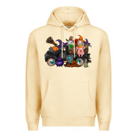 Pina Colada halloween farm animals truck Premium Hoodie - RacoonDesign