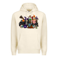 Tofu halloween farm animals truck Premium Hoodie - RacoonDesign