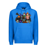True Royal halloween farm animals truck Premium Hoodie - RacoonDesign