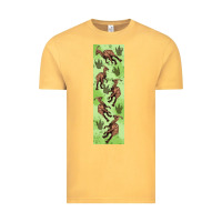 Vintage Mustard dinosaur parasaurolophus pen wrap Vintage Tee - Artiststas