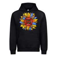 Black firefighter sunflower Urban Hoodie - HRA Design Shop