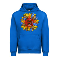 Cobalt firefighter sunflower Urban Hoodie - HRA Design Shop