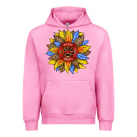 Fuchsia Pink firefighter sunflower Urban Hoodie - HRA Design Shop