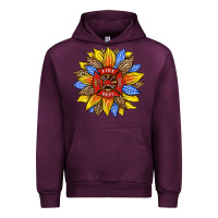 Mauve Wine firefighter sunflower Urban Hoodie - HRA Design Shop
