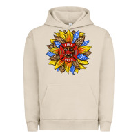 Pigment French Oak firefighter sunflower Urban Hoodie - HRA Design Shop