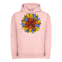 Pigment Salmon firefighter sunflower Urban Hoodie - HRA Design Shop
