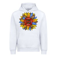 White firefighter sunflower Urban Hoodie - HRA Design Shop