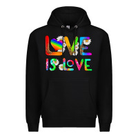 Black love is love Premium Hoodie - HRA Design Shop