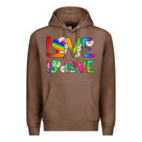 Chestnut love is love Premium Hoodie - HRA Design Shop