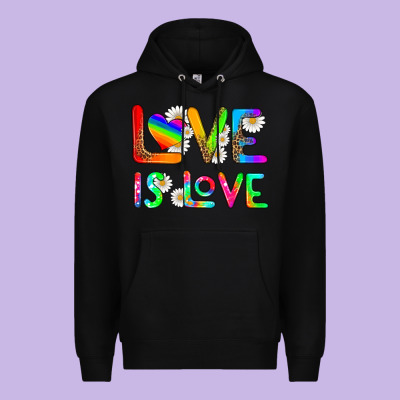 Love Is Love Premium Hoodie Designed By Hra Design Shop