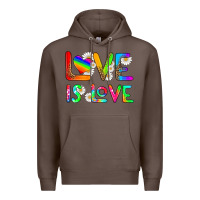Coffee love is love Premium Hoodie - HRA Design Shop