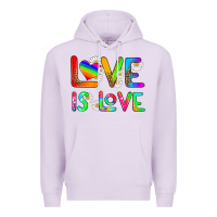 Lilac love is love Premium Hoodie - HRA Design Shop