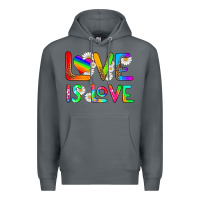 Rock love is love Premium Hoodie - HRA Design Shop