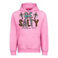 Fuchsia Pink be salty matthew 5. 13 Urban Hoodie - CowhideDigitalArt