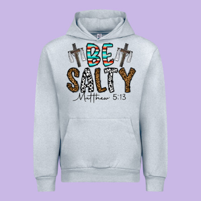 Be Salty Matthew 5. 13 Urban Hoodie Designed By Cowhidedigitalart