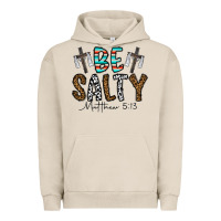 Pigment French Oak be salty matthew 5. 13 Urban Hoodie - CowhideDigitalArt
