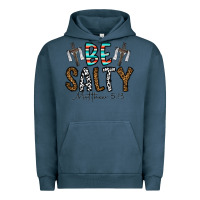Pigment Midnight Navy be salty matthew 5. 13 Urban Hoodie - CowhideDigitalArt