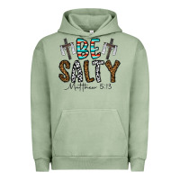 Pigment Oil Green be salty matthew 5. 13 Urban Hoodie - CowhideDigitalArt