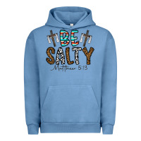 Pigment Pebble Blue be salty matthew 5. 13 Urban Hoodie - CowhideDigitalArt