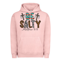 Pigment Salmon be salty matthew 5. 13 Urban Hoodie - CowhideDigitalArt