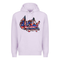 Lilac america Premium Hoodie - CowhideDigitalArt