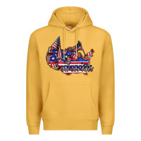 Mustard america Premium Hoodie - CowhideDigitalArt