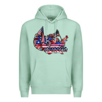 Seafoam america Premium Hoodie - CowhideDigitalArt