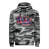 Slate Camo america Premium Hoodie - CowhideDigitalArt