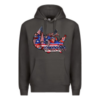 Smoke america Premium Hoodie - CowhideDigitalArt